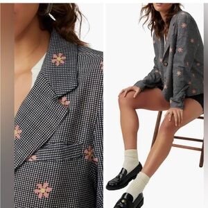 We the free / free people cali floral daisy blazer size XS